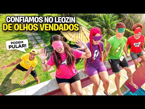 CONFIAMOS NO LEOZIN DE OLHOS VENDADOS POR 24 HORAS *Ele é confiável ?