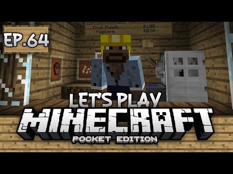 Survival Let's Play Ep. 64 - Can I Take Your Order? - Minecraft PE (Pocket Edition)