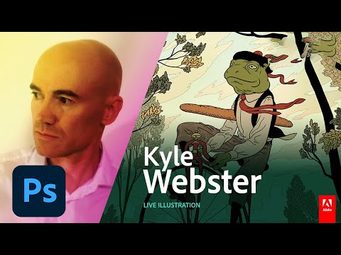 Live Illustration with Kyle Webster (KyleBrush) - Adobe Live | Adobe Creative Cloud