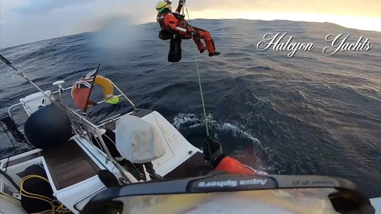 Rescued at Sea - Coastguard Helicopter SAR