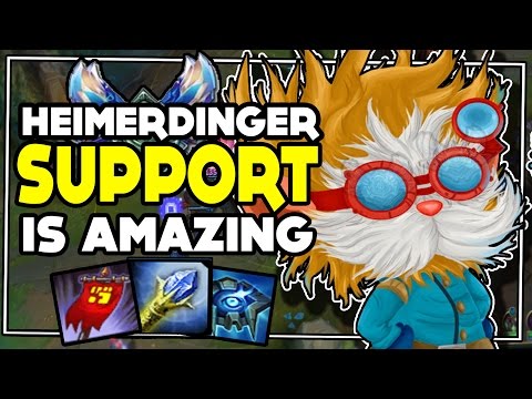HEIMERDINGER OP SUPPORT IN RANKED? - League of Legends