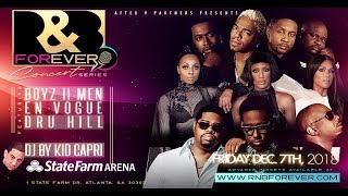 R&amp;B Forever Boyz II Men &amp; Friends Concert 12.7 Atlanta, GA Promo Johnny Gil