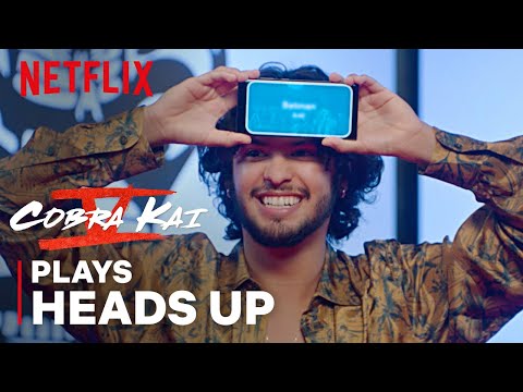 The 'Cobra Kai' Cast Plays Heads Up! | Netflix