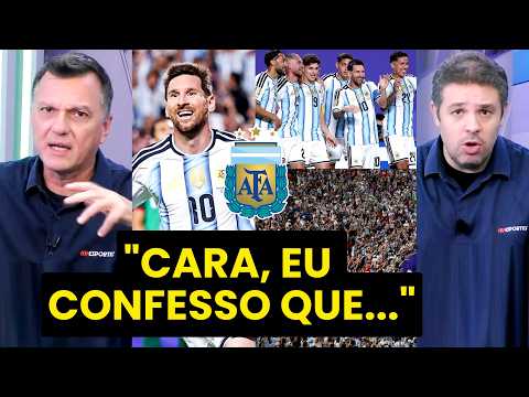 “EU CONFESSO que NÃO ESPERAVA VER ISSO! O MESSI e a ARGENTINA MOSTRARAM que…” VEJA DEBATE!