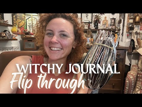 Witchy Journal Flipthrough | Book of shadows | Grimoire| Art Journal