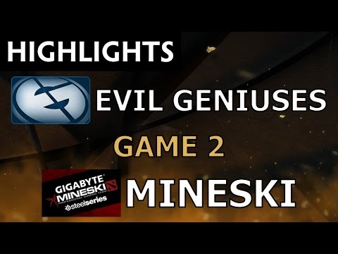 Evil Geniuses vs Mineski [Game 2] The Manila Major 2016 - Dota Highlights