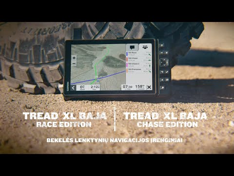 Garmin Tread XL - Baja Chase bekelės palydovinės navigacijos įrenginys