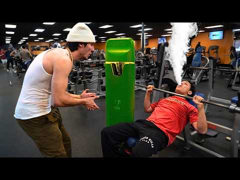 Aggressively Vaping in Gyms Prank!