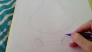 How to Draw Kissy From Moshi Monsters