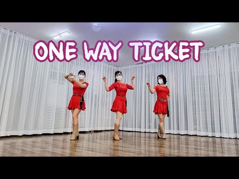 ONE WAY TICKET Line Dance /Choreo #Hantos Djay-2022