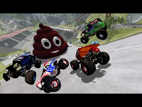 Monster Jam | Monster Trucks | Highspeed-Monster-Jam-Crashes, Freestyle und Rennen #45