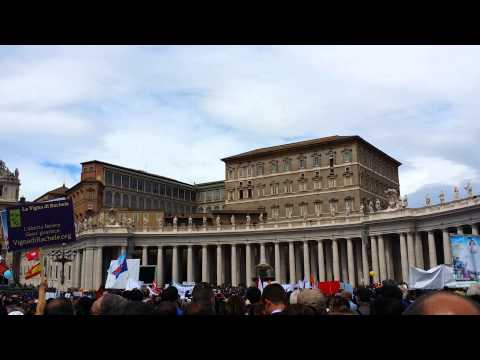 Saluto finale Regina Coeli di Papa Francesco del 04 Maggio 2014