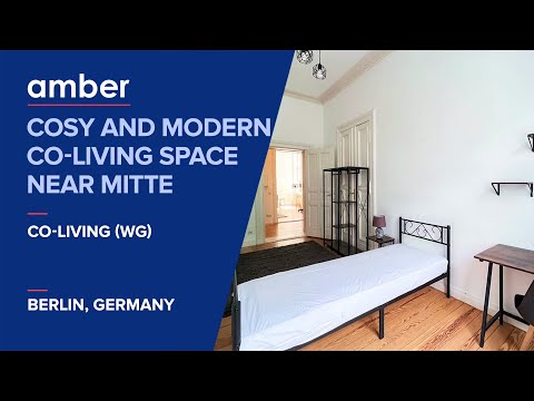 Room Tour | Cosy And Modern Co Living Space Mitte, Berlin |Student Accommodation in Germany | amber