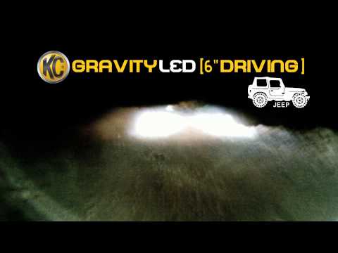 KC HiLiTES Off-Road Light Testing on Jeep - Gravity® LED G6 Driving System