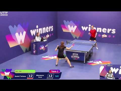 Winners League  27.02.21  Gasiul Tatiana - Biletskaia Inna 18:30