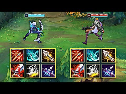 ASHE vs JINX FULL BUILD FIGHTS & Best Moments!