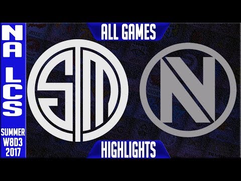 Team Solomid vs Team Envy Highlights ALL GAMES Week 8 NA LCS Summer 2017 TSM vs NV ALL
