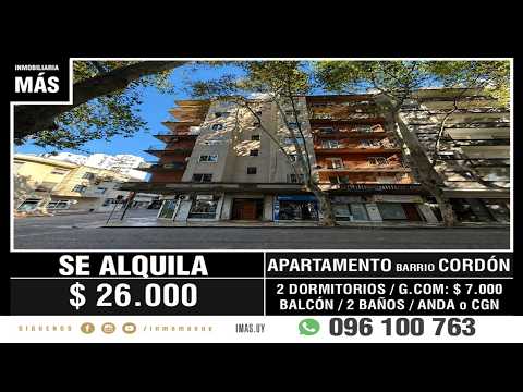 Video de YouTube - Apartamento Alquiler Cordón Montevideo iMas.uy P *