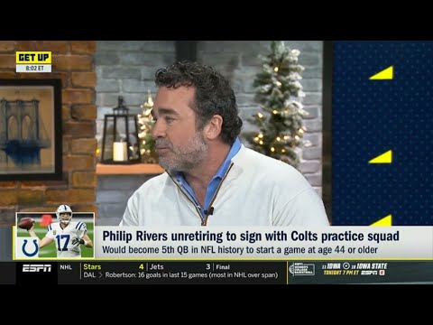 GET UP | "I think he's going to struggle!" - Jeff Saturday reacts to Colts signing Philip Rivers