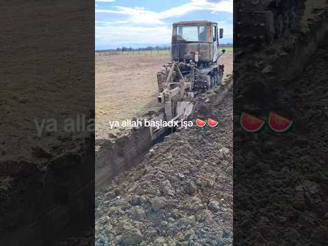 PALETLİ TRAKTÖR PULLUK İLE DERİN SÜRÜM YABIYOR