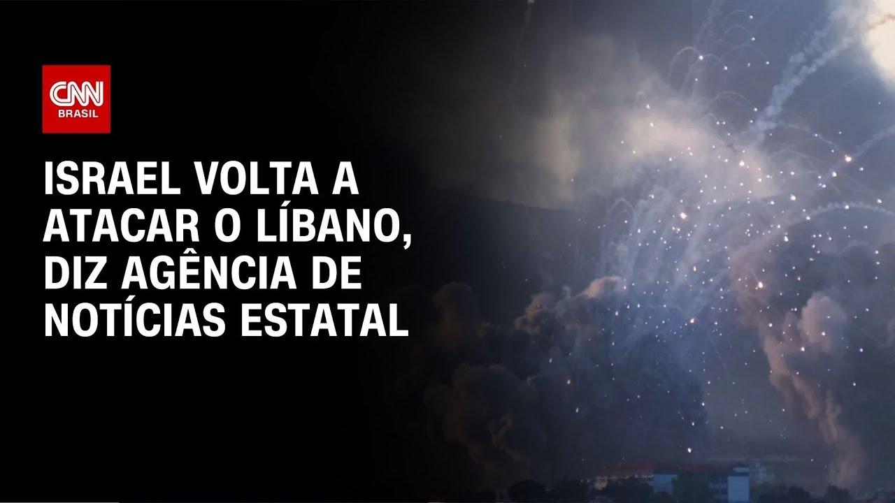 Israel volta a atacar o Líbano, diz agência de notícias estatal  | CNN NOVO DIA