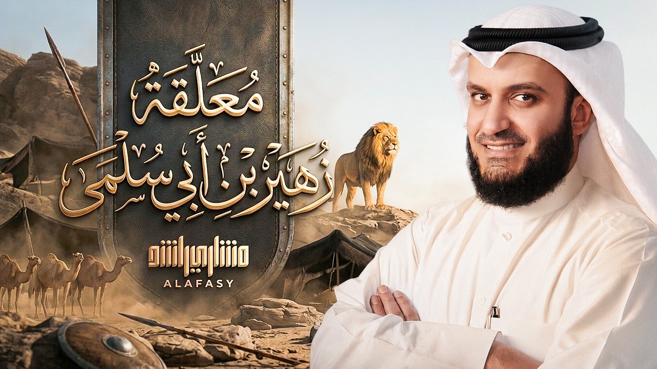 معلقة زهير بن أبي سلمى ( النص المحقق ) | مشاري راشد العفاسي 