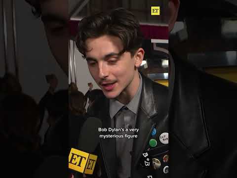 Timothée Chalamet Reacts to Bob Dylan's Praise In 'A Complete Unknown’ #timotheechalamet #bobdylan