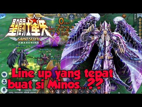 Griffon Minos Line Up in Galactic - Saint Seiya Awakening