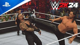 WWE 2K24 - The Great Khali vs The Undertaker | Ultimate Battle of Giants | PS5™ [4K60]