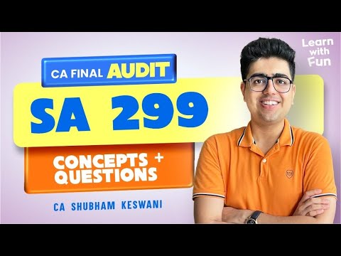 SA 299 Revision with Questions | CA Final Audit | CA Shubham Keswani (AIR 8)