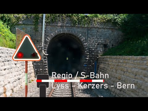 Cab ride Lyss to Berne via Kerzers  - Führerstandsmitfahrt von Lyss nach Bern via Kerzers