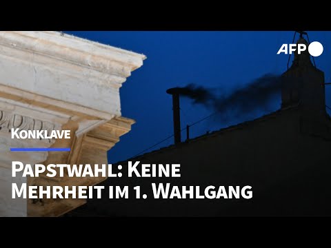 Schwarzer Rauch - noch kein neuer Papst gewählt | AFP