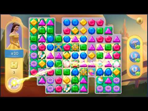 Disney Princess Majestic Quest Level 96 - NO BOOSTERS + FULL STORY 👸 | SKILLGAMING ✔️