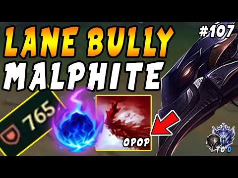 Malphite with Comet + Manaflow Band + Doran's Ring = UNSTOPPABLE BULLY! | Iron IV to Diamond Ep #107