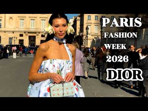 Dior Fashion Week 2026 | Runway Show & Paris Street Style in 4K