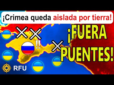 ¡Por fin ocurre! Ucrania aísla a las fuerzas rusas en Crimea y rompe su conexión terrestre