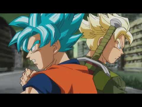 Goku and Trunks vs Goku Black and Zamasu Dragon Ball Super Ep.57 [English Dub]