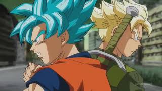 Goku and Trunks vs Goku Black and Zamasu Dragon Ba
