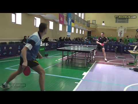 Nikolai Telnoy - modern defence technique. Chopping with thick inverted rubber