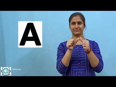 ALPHABETS IN INDIAN SIGN LANGUAGE