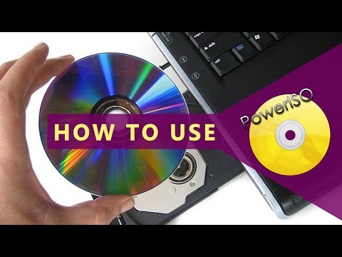 How to use PowerISO, dvd mounting, burning and backup tool - tutorial by TechyV