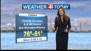 Amelia's Noon Forecast Monday