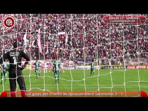 Los goles de Huracan 3 - 1 Sarmiento - HD - www.laquemaweb.com.ar