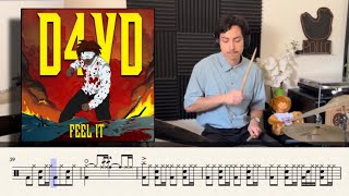 Download lagu d4vd- Feel It (Drum Sheet Music / Tutorial) mp3