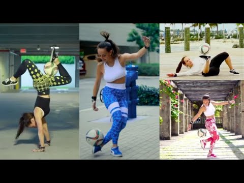 Famous female freestyler LAURA BIONDO | Football VIBES