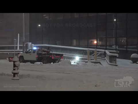 11-27-19 Minneapolis,MN - Overnight Snow Removal in Near Blizzard Conditions