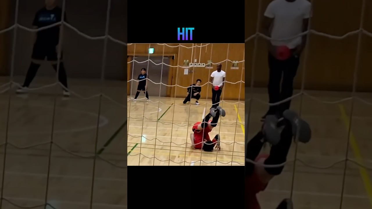 The lurking shadow-assassin. #Dodgeball in Japan‼︎