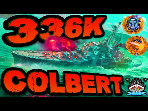 Colbert drückt 336K DMG *BRRRRRR* "300K Club" ⚓️ in World of Warships 🚢
