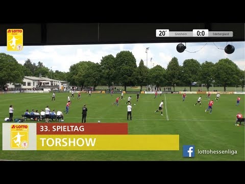 Torshow 33. Spieltag LOTTO Hessenliga 2018/2019