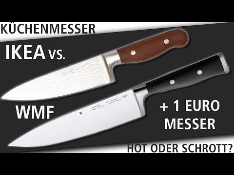 Wozu welches Küchenmesser? Unterschiede Preis, Verarbeitung, und Qualität! Reicht 1 Euro Messer?